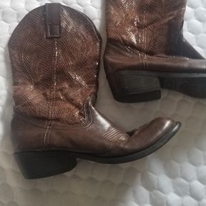 Rampage Brow Cowboy Boots Size 6